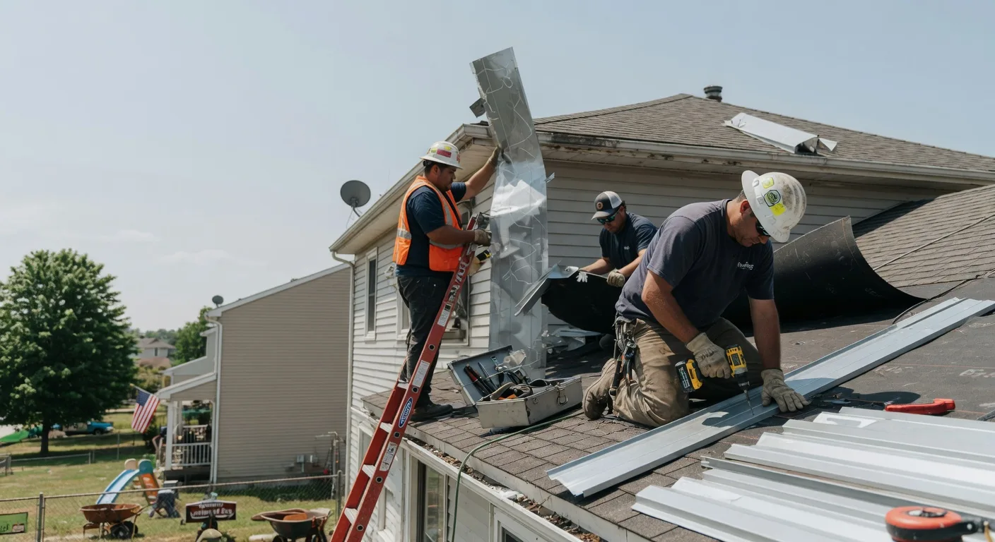 Storm Damage Metal Roof Repair in Bay Springs, MS
